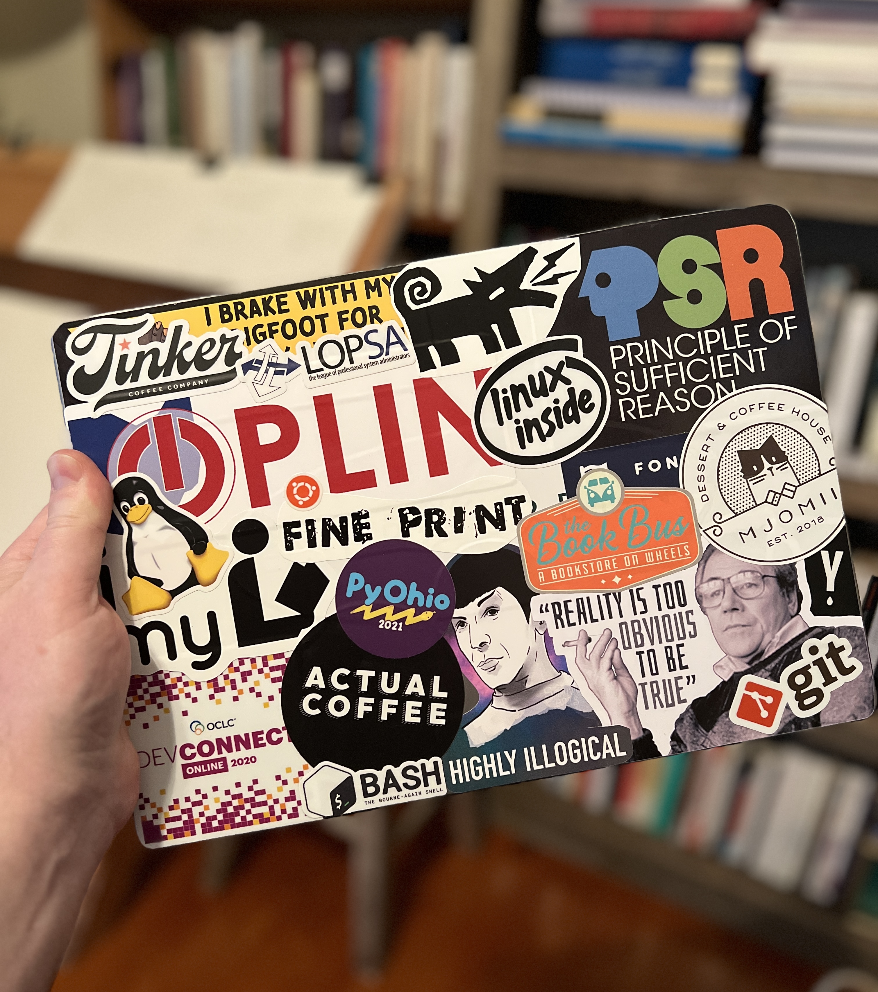 Apple M1 MacBook Pro with Stickers